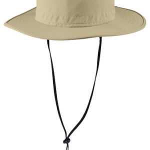 Stone Bucket Hat with Sun Flap Front