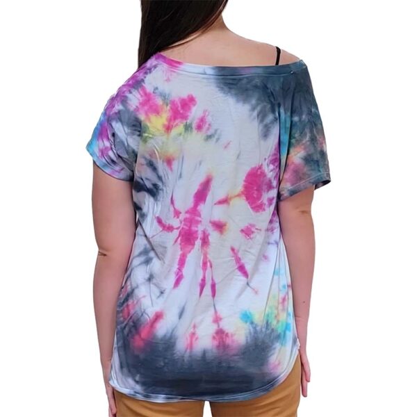 Jack's Extra Large V-Neck T-Shirt after Tie Dyed